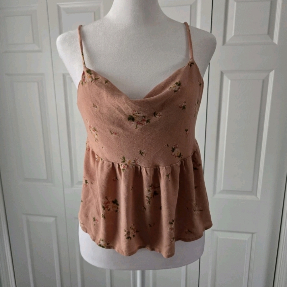 American Eagle Y2K top floral Size M